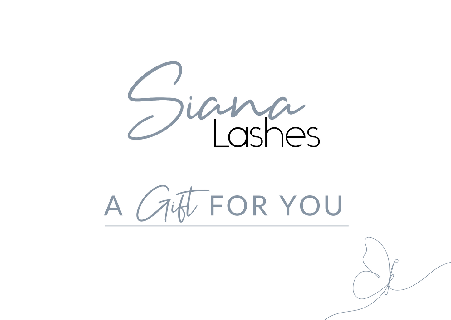 Siana Lashes Gift Card